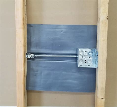 how to wrap electrical boxes with lead|liberty electrical box backing.